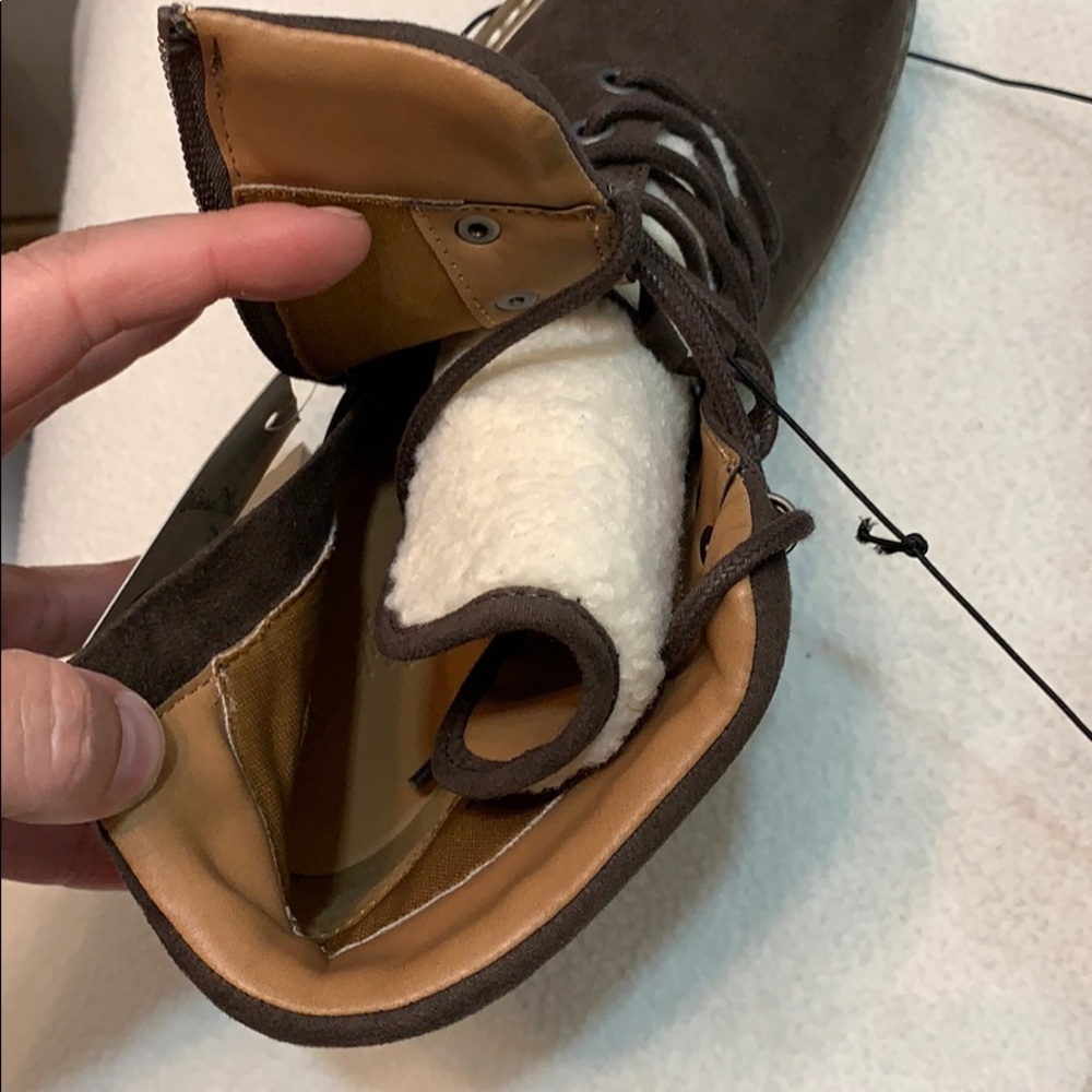 Tipper Heeled Lace-Up Boots - Dark Brown - Picture 4 of 13